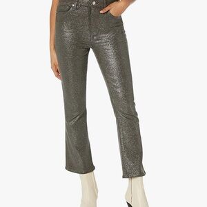 Charlie Paige Silver Glitter Jeans